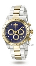 Invicta Speedway Niebieski/Stal w odcieniu złota Ø44 mm Invicta Speedway Niebieski/Stal w odcieniu złota Ø44 mm