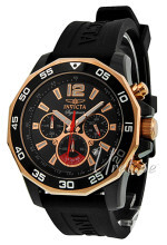 Invicta Signature II Czarny/Guma Ø45 mm Invicta Signature II Czarny/Guma Ø45 mm