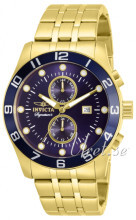 Invicta Signature II Niebieski/Stal w odcieniu złota Ø45 mm Invicta Signature II Niebieski/Stal w odcieniu złota Ø45 mm