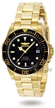Invicta Pro Diver Czarny/Stal w odcieniu złota Ø43 mm Invicta Pro Diver Czarny/Stal w odcieniu złota Ø43 mm