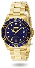Invicta Pro Diver Niebieski/Stal w odcieniu złota Ø43 mm Invicta Pro Diver Niebieski/Stal w odcieniu złota Ø43 mm