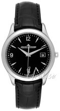 Jaeger LeCoultre Master Control Date Stainless Steel Czarny/Skór Jaeger LeCoultre Master Control Date Stainless Steel Czarny/Skór