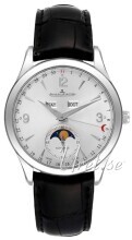 Jaeger LeCoultre Master Calendar Stainless Steel Srebrny/Skóra Ø Jaeger LeCoultre Master Calendar Stainless Steel Srebrny/Skóra Ø