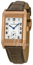 Jaeger LeCoultre Reverso Grande Taille Pink Gold Srebrny/Skóra Jaeger LeCoultre Reverso Grande Taille Pink Gold Srebrny/Skóra