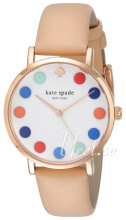 Kate Spade Metro Biały/Skóra Ø34 mm Kate Spade Metro Biały/Skóra Ø34 mm