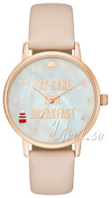 Kate Spade Metro Biały/Skóra Ø34 mm Kate Spade Metro Biały/Skóra Ø34 mm