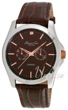Kenneth Cole Mens Leather Brązowy/Skóra Ø45 mm Kenneth Cole Mens Leather Brązowy/Skóra Ø45 mm