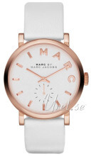 Marc by Marc Jacobs Baker Biały/Skóra Ø36 mm Marc by Marc Jacobs Baker Biały/Skóra Ø36 mm