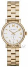 Marc by Marc Jacobs Biały/Stal w odcieniu złota Ø28 mm Marc by Marc Jacobs Biały/Stal w odcieniu złota Ø28 mm