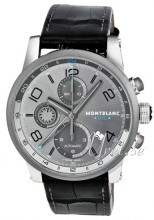 Montblanc Timewalker Szary/Skóra Ø43 mm Montblanc Timewalker Szary/Skóra Ø43 mm