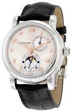 Montblanc Star Srebrny/Skóra Ø42 mm Montblanc Star Srebrny/Skóra Ø42 mm