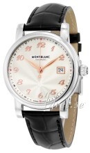 Montblanc Star Srebrny/Skóra Ø39 mm Montblanc Star Srebrny/Skóra Ø39 mm