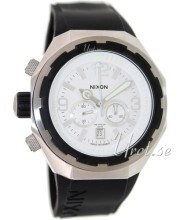 Nixon The Steelcat Srebrny/Guma Ø48 mm Nixon The Steelcat Srebrny/Guma Ø48 mm