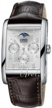 Oris Oris Culture Srebrny/Skóra 47x32 mm Oris Oris Culture Srebrny/Skóra 47x32 mm