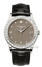 Patek Philippe Calatrava Szary/Skóra Ø38 mm Patek Philippe Calatrava Szary/Skóra Ø38 mm