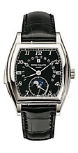 Patek Philippe Grand Complications Czarny/Skóra 46.4x36 mm Patek Philippe Grand Complications Czarny/Skóra 46.4x36 mm