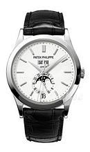 Patek Philippe Complicated Annual Calender Srebrny/Skóra Ø38 mm Patek Philippe Complicated Annual Calender Srebrny/Skóra Ø38 mm