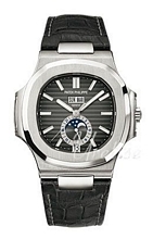 Patek Philippe Nautilus Czarny/Skóra Ø40.5 mm Patek Philippe Nautilus Czarny/Skóra Ø40.5 mm