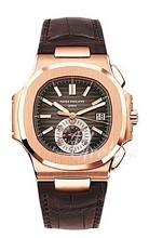 Patek Philippe Nautilus Czarny/Skóra 38.5x44 mm Patek Philippe Nautilus Czarny/Skóra 38.5x44 mm