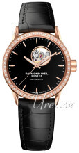 Raymond Weil Freelancer Czarny/Skóra Ø29 mm Raymond Weil Freelancer Czarny/Skóra Ø29 mm