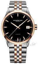 Raymond Weil Freelancer Czarny/Stal w kolorze różowego złota Ø42 Raymond Weil Freelancer Czarny/Stal w kolorze różowego złota Ø42