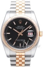 Rolex Datejust 36 Czarny/Stal Ø36 mm Rolex Datejust 36 Czarny/Stal Ø36 mm