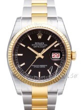 Rolex Datejust 36 Czarny/Stal Ø36 mm Rolex Datejust 36 Czarny/Stal Ø36 mm