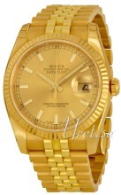 Rolex Datejust 36 Szampański/18 karatowe żółte złoto Ø36 mm Rolex Datejust 36 Szampański/18 karatowe żółte złoto Ø36 mm