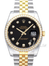 Rolex Datejust 36 Czarny/Stal Ø36 mm Rolex Datejust 36 Czarny/Stal Ø36 mm