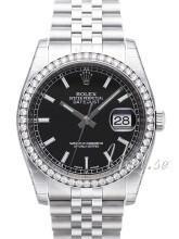 Rolex Datejust 36 Czarny/Stal Ø36 mm Rolex Datejust 36 Czarny/Stal Ø36 mm