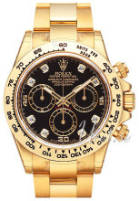 Rolex Cosmograph Daytona Czarny/18 karatowe żółte złoto Ø40 mm Rolex Cosmograph Daytona Czarny/18 karatowe żółte złoto Ø40 mm