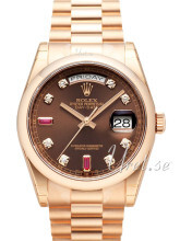 Rolex Day-Date 36 Brązowy/18 karatowe różowe złoto Ø36 mm Rolex Day-Date 36 Brązowy/18 karatowe różowe złoto Ø36 mm