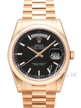 Rolex Day-Date 36 Czarny/18 karatowe różowe złoto Ø36 mm Rolex Day-Date 36 Czarny/18 karatowe różowe złoto Ø36 mm
