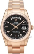 Rolex Day-Date 36 Czarny/18 karatowe różowe złoto Ø36 mm Rolex Day-Date 36 Czarny/18 karatowe różowe złoto Ø36 mm