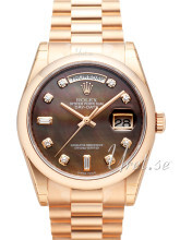 Rolex Day-Date 36 Czarny/18 karatowe różowe złoto Ø36 mm Rolex Day-Date 36 Czarny/18 karatowe różowe złoto Ø36 mm