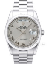 Rolex Day-Date 36 Srebrny/Platyna Ø36 mm Rolex Day-Date 36 Srebrny/Platyna Ø36 mm