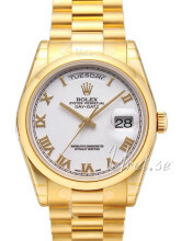 Rolex Day-Date 36 Biały/18 karatowe żółte złoto Ø36 mm Rolex Day-Date 36 Biały/18 karatowe żółte złoto Ø36 mm