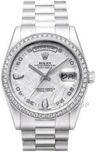 Rolex Day-Date 36 Srebrny/Platyna Ø36 mm Rolex Day-Date 36 Srebrny/Platyna Ø36 mm