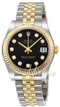 Rolex Datejust 31 Czarny/Stal Ø31 mm Rolex Datejust 31 Czarny/Stal Ø31 mm