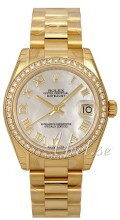 Rolex Datejust 31 Biały/18 karatowe żółte złoto Ø31 mm Rolex Datejust 31 Biały/18 karatowe żółte złoto Ø31 mm