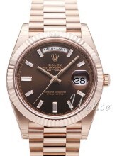 Rolex Day-Date 40 Brązowy/18 karatowe różowe złoto Ø40 mm Rolex Day-Date 40 Brązowy/18 karatowe różowe złoto Ø40 mm