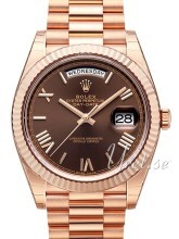 Rolex Day-Date 40 Brązowy/18 karatowe różowe złoto Ø40 mm Rolex Day-Date 40 Brązowy/18 karatowe różowe złoto Ø40 mm