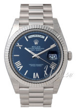 Rolex Day-Date 40 Niebieski/18 karatowe białe złoto Ø40 mm Rolex Day-Date 40 Niebieski/18 karatowe białe złoto Ø40 mm