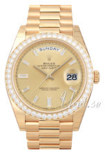 Rolex Day-Date 40 Szampański/18 karatowe żółte złoto Ø40 mm Rolex Day-Date 40 Szampański/18 karatowe żółte złoto Ø40 mm