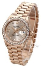 Rolex Lady-Datejust 28 Szampański/18 karatowe różowe złoto Ø28 m Rolex Lady-Datejust 28 Szampański/18 karatowe różowe złoto Ø28 m