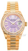 Rolex Lady-Datejust 28 Purpurowy/18 karatowe żółte złoto Ø28 mm Rolex Lady-Datejust 28 Purpurowy/18 karatowe żółte złoto Ø28 mm
