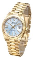 Rolex Lady-Datejust 28 Niebieski/18 karatowe żółte złoto Ø28 mm Rolex Lady-Datejust 28 Niebieski/18 karatowe żółte złoto Ø28 mm