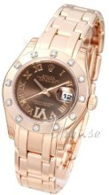 Rolex Pearlmaster 29 Brązowy/18 karatowe różowe złoto Ø29 mm Rolex Pearlmaster 29 Brązowy/18 karatowe różowe złoto Ø29 mm