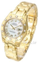 Rolex Pearlmaster 29 Biały/18 karatowe żółte złoto Ø29 mm Rolex Pearlmaster 29 Biały/18 karatowe żółte złoto Ø29 mm