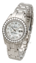 Rolex Lady Datejust Pearlmaster Biały/18 karatowe białe złoto Ø2 Rolex Lady Datejust Pearlmaster Biały/18 karatowe białe złoto Ø2